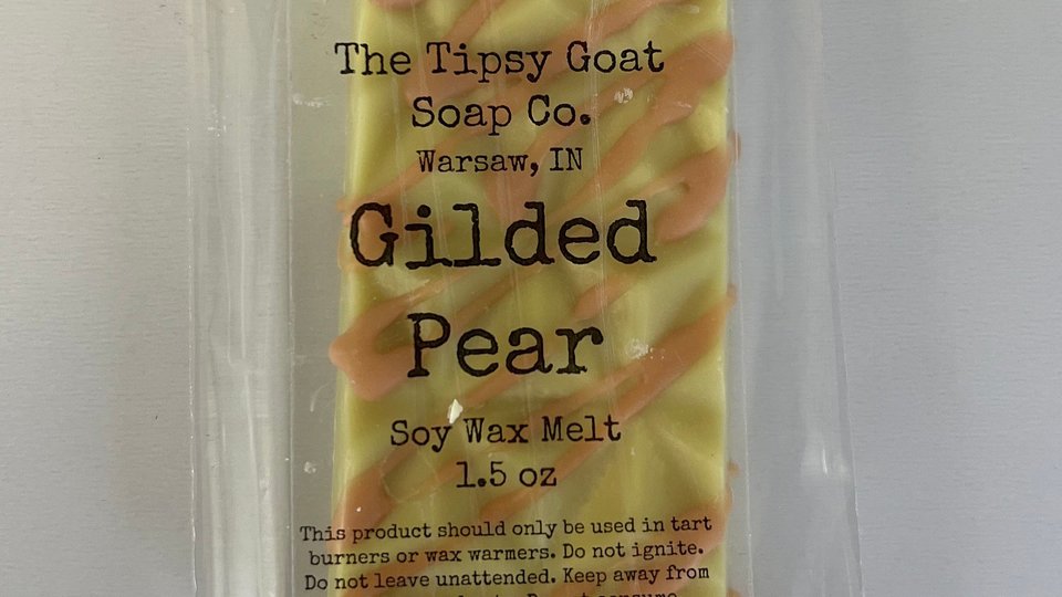 Gilded Pear Soy Wax Melt Snap Bar