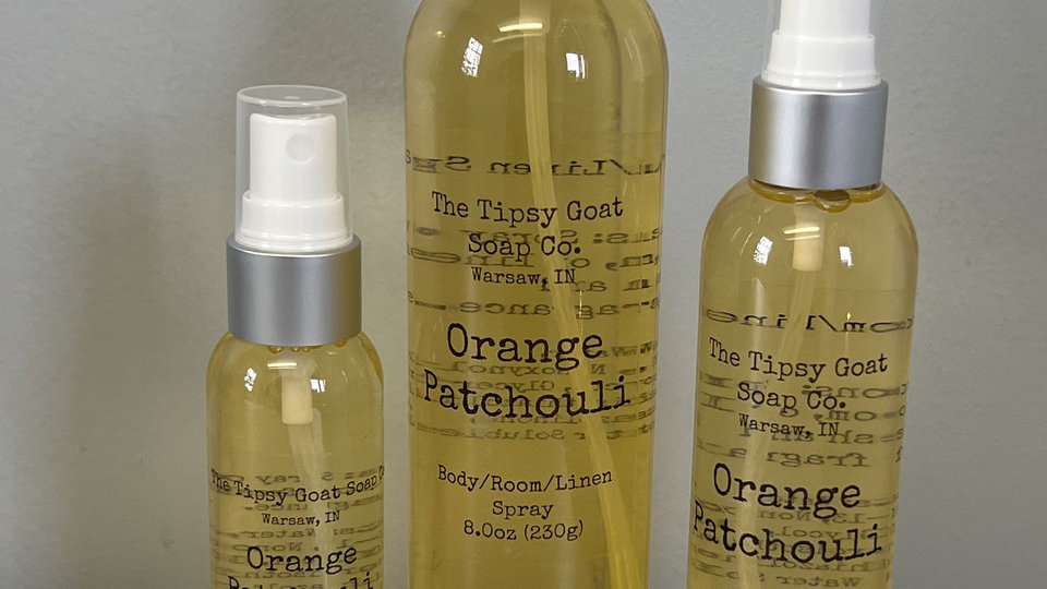 Orange Patchouli Body/Room/Linen Spray