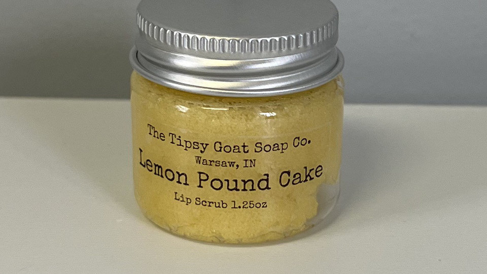 Lemon Pound Cake Lip Sugar Scrub