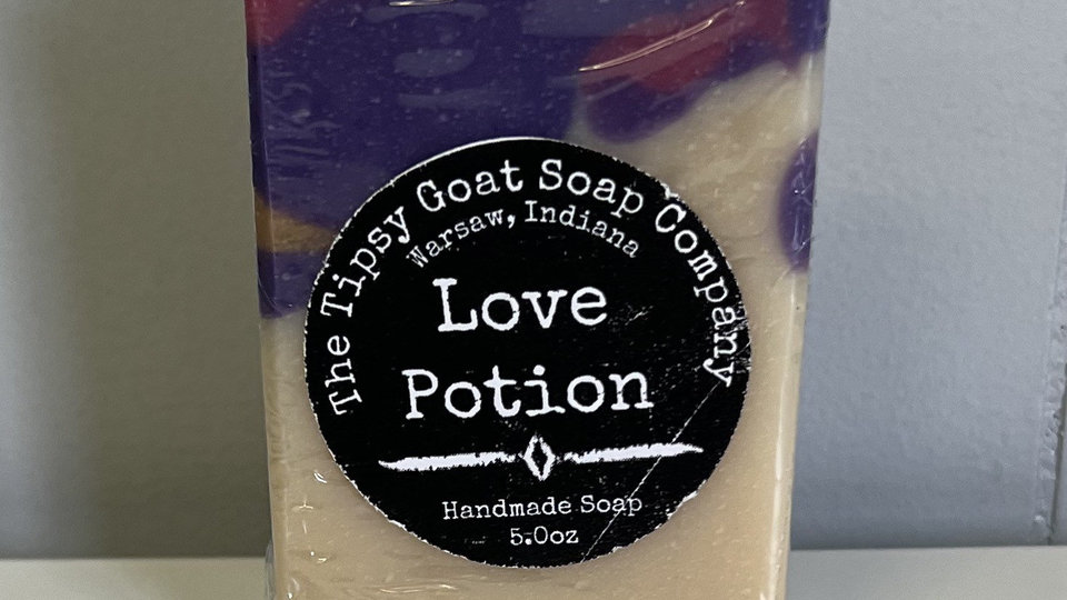 Love Potion Handmade Cold Process Soap made with Goats Milk