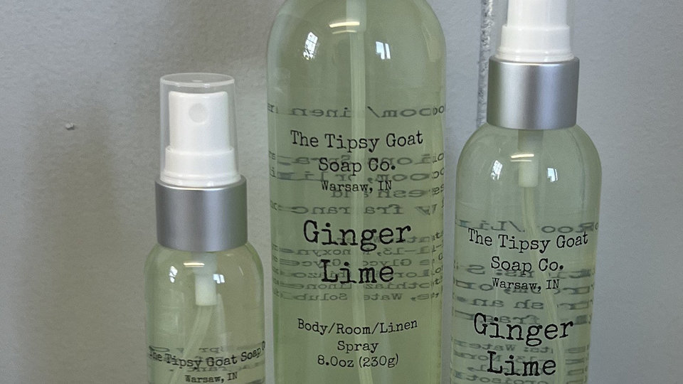 Ginger Lime Body/Room/Linen Spray
