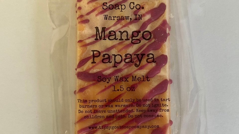 Mango Papaya Soy Wax Melt Snap Bar