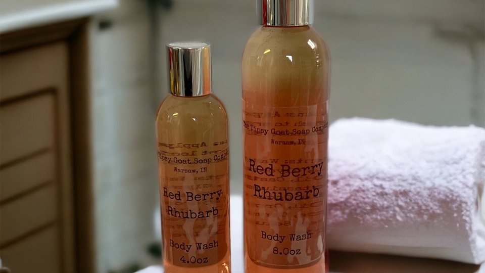 Red Berry Rhubarb Body Wash