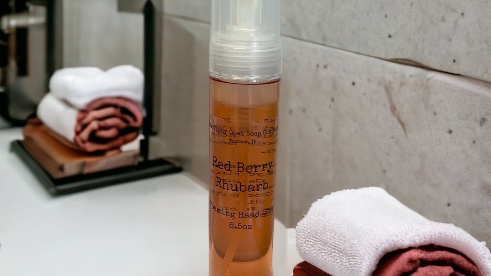 Red Berry Rhubarb Foaming Hand Soap