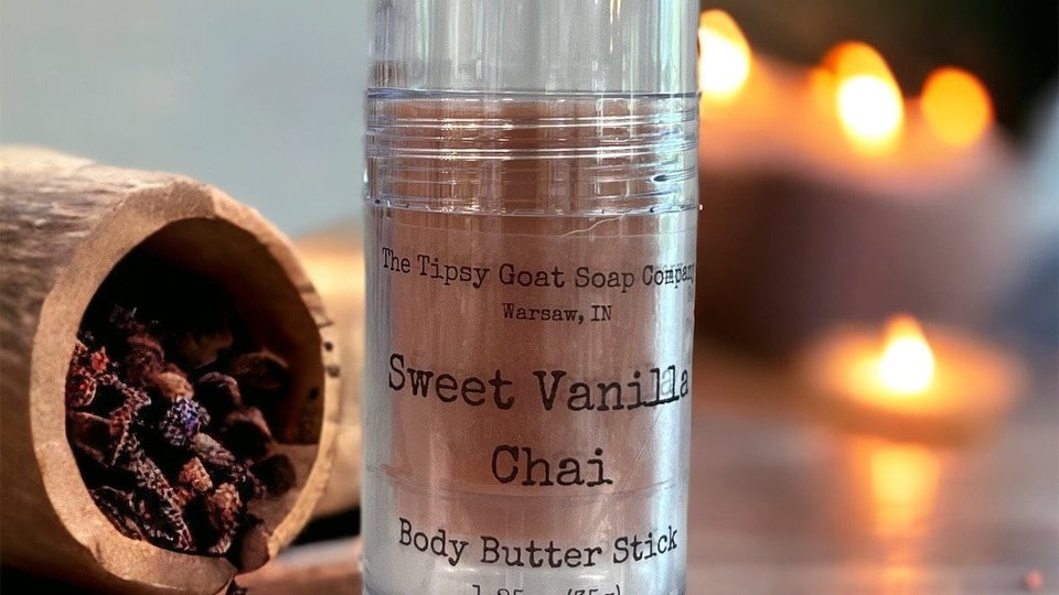 Sweet Vanilla Chai Body Butter Stick | Solid Lotion Stick