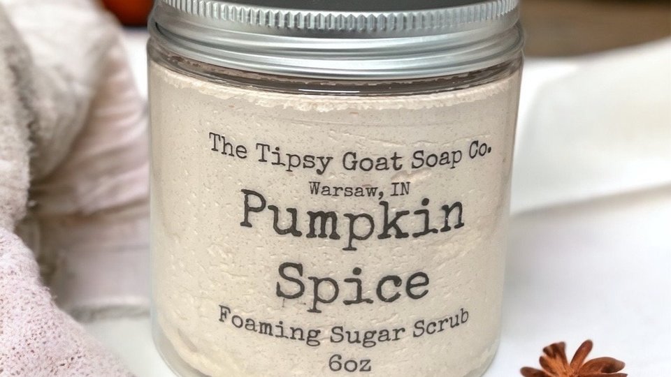Pumpkin Spice Sugar Scrub | Sugar Whipped Soap