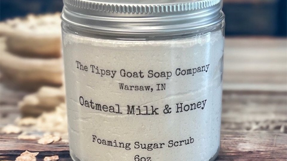 Oatmeal Milk & Honey Foaming Sugar Scrub | Sugar Whipped Soap