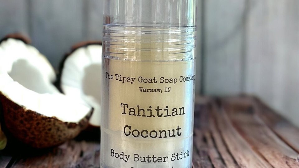 Tahitian Coconut Body Butter Stick | Solid Lotion Stick