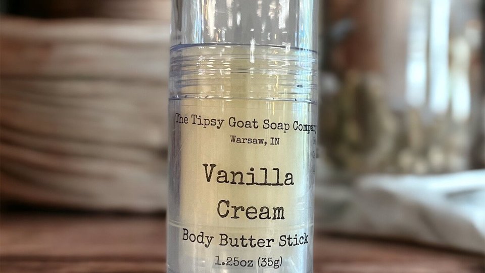 Vanilla Cream Body Butter Stick | Solid Lotion Stick