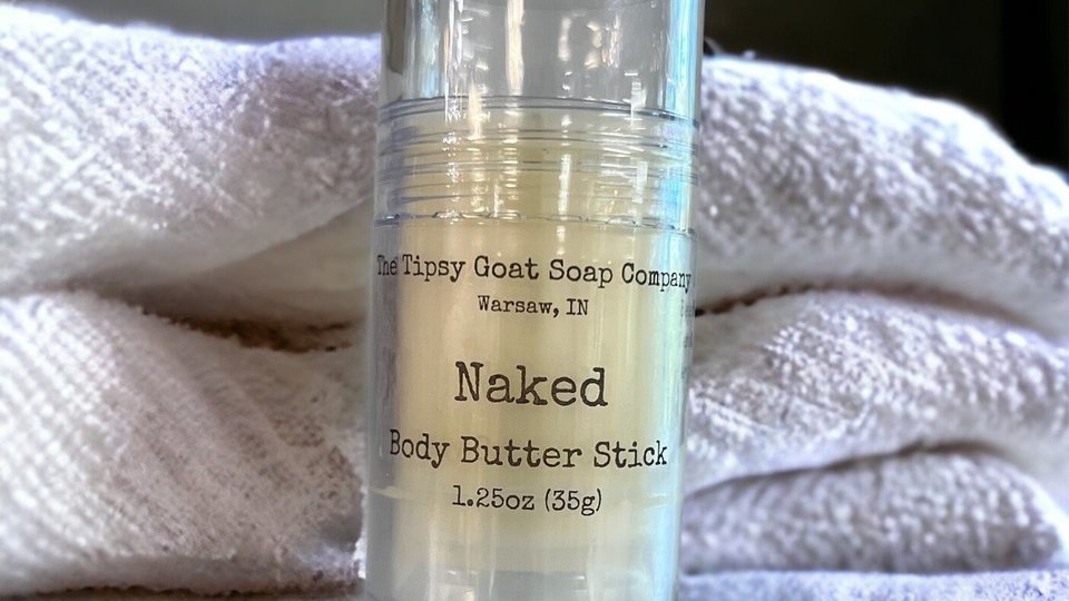 Naked (Unscented) Body Butter Stick | Solid Lotion Stick