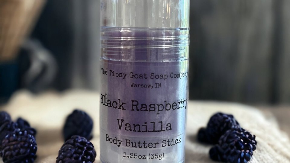 Black Raspberry Vanilla Body Butter Stick | Solid Lotion Stick