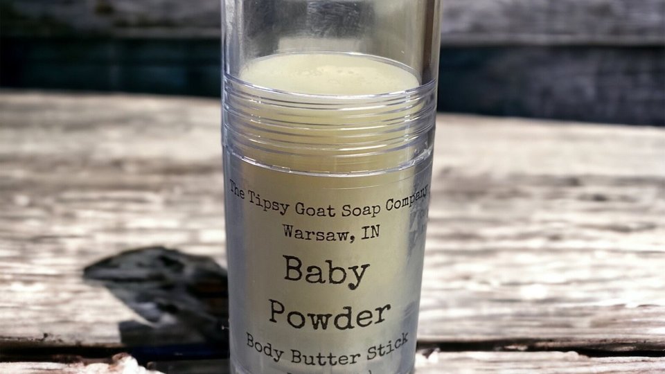Baby Powder Body Butter Stick | Solid Lotion Stick