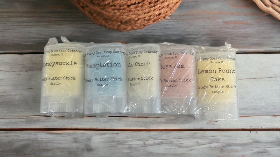 Sample Pack of Body Butter Sticks | Solid Lotion Sticks