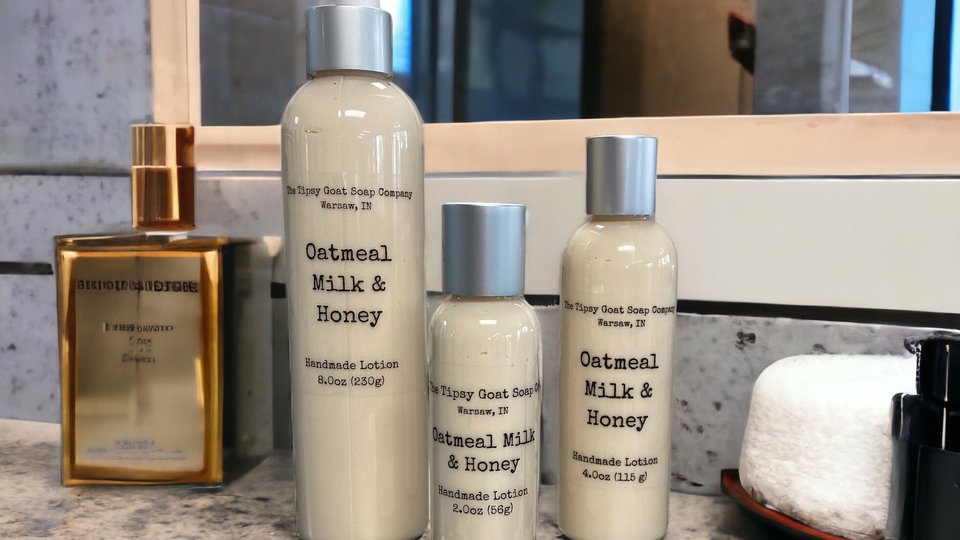 Oatmeal Milk & Honey Handmade Lotion