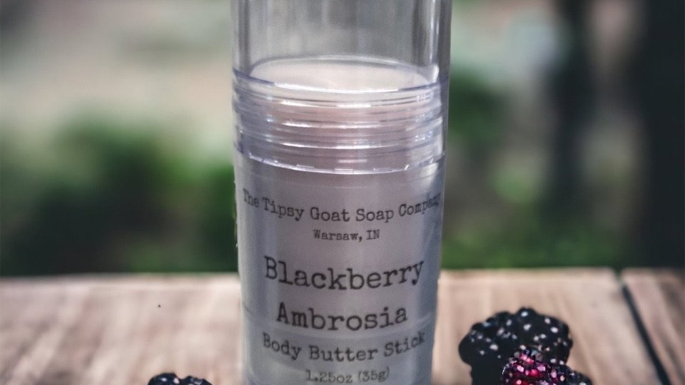 BlackBerry Ambrosia Body Butter Stick | Solid Lotion Stick