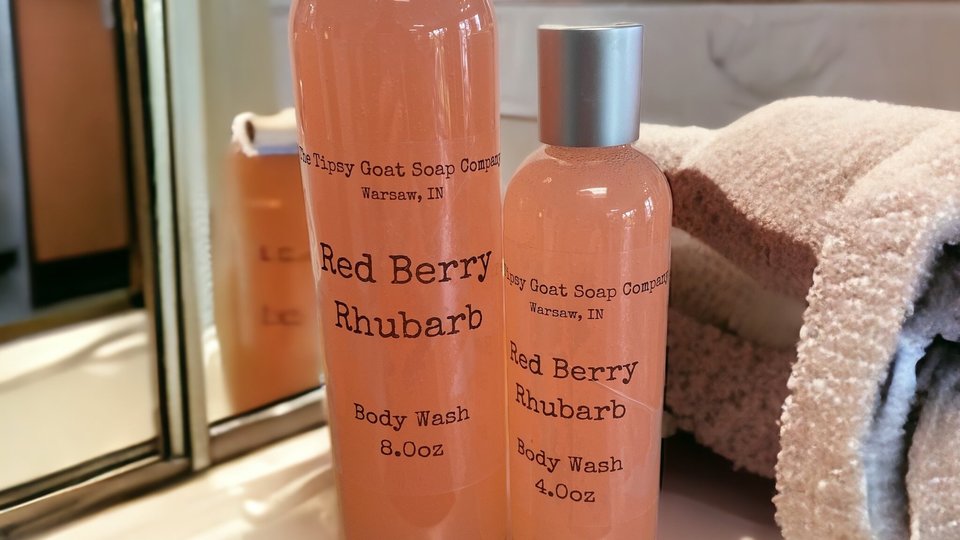 Red Berry Rhubarb Body Wash