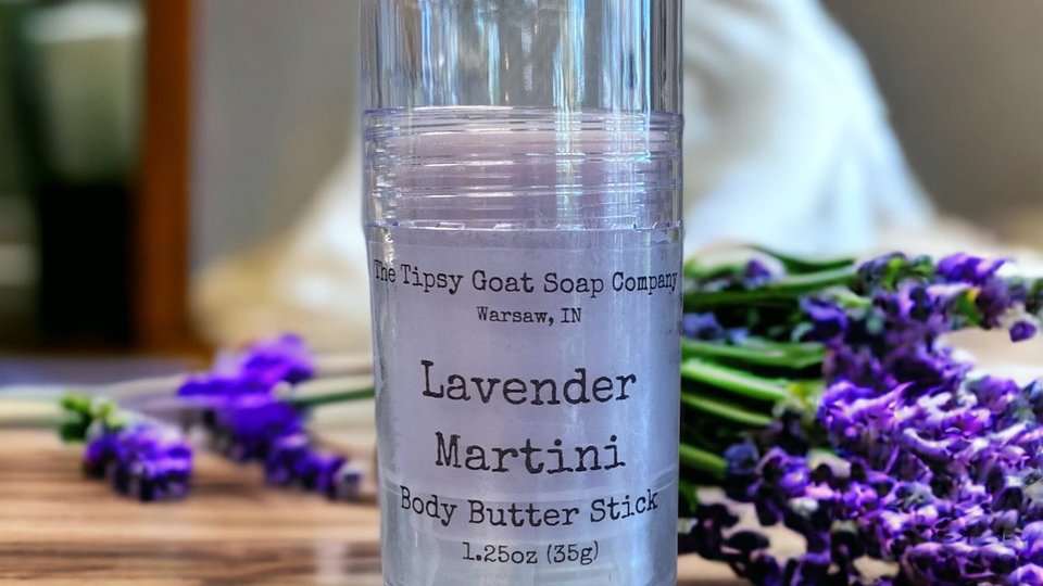 Lavender Martini Body Butter Stick | Solid Lotion Stick
