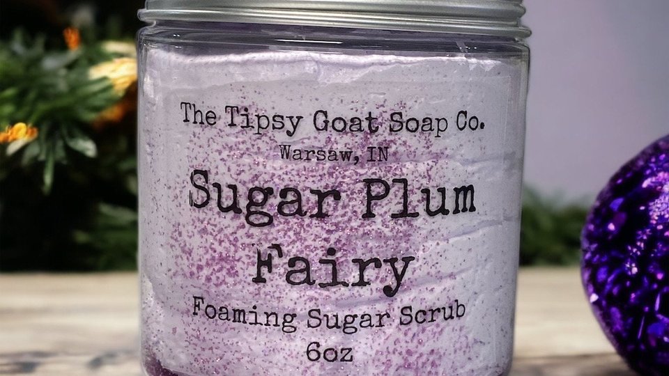 Sugar Plum Fairy Foaming Sugar Scrub | Sugar Whipped Soap