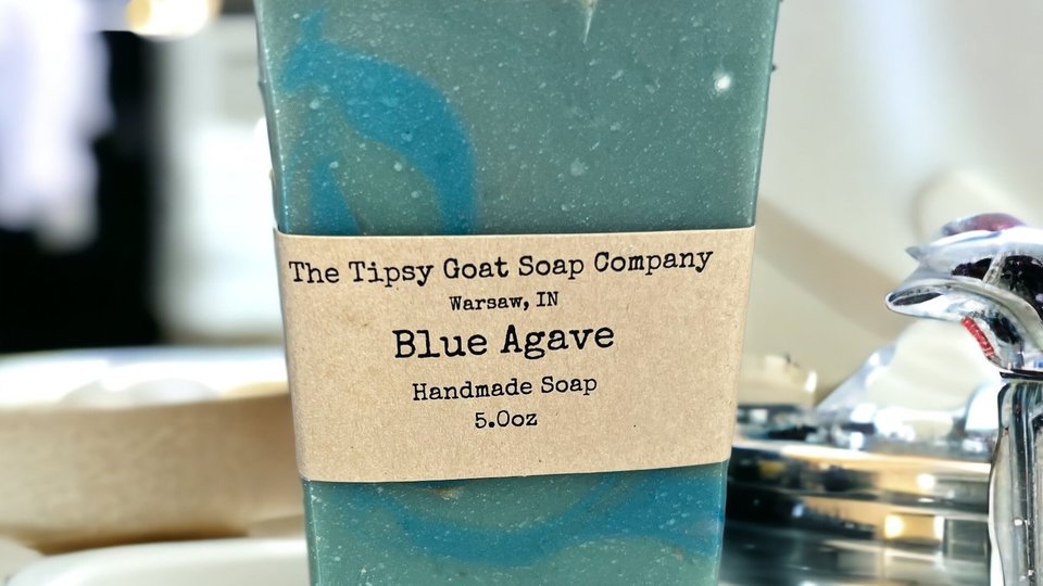 Blue Agave Handmade Cold Process Soap made with Goat Milk