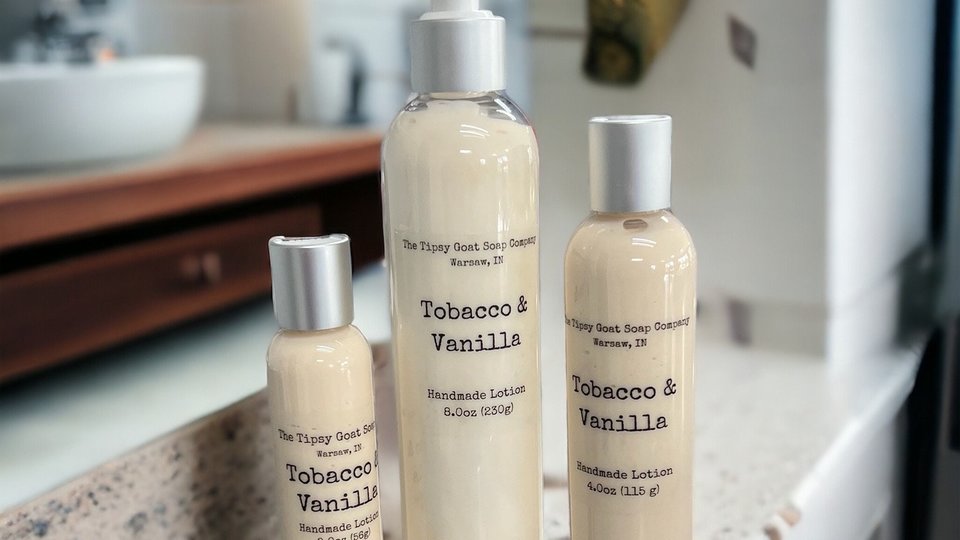 Tobacco & Vanilla Handmade Lotion