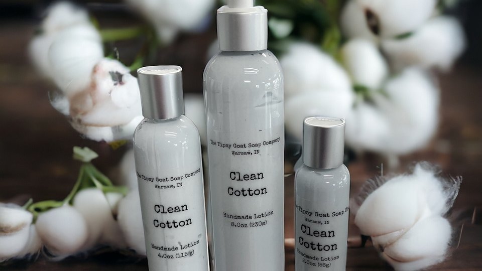 Clean Cotton Handmade Lotion