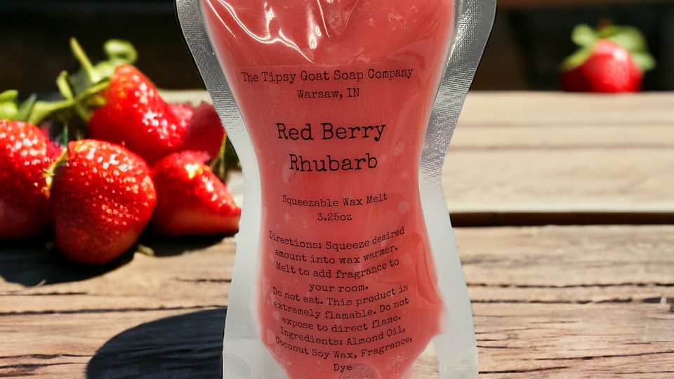 Red Berry Rhubarb Squeezable Wax Melt