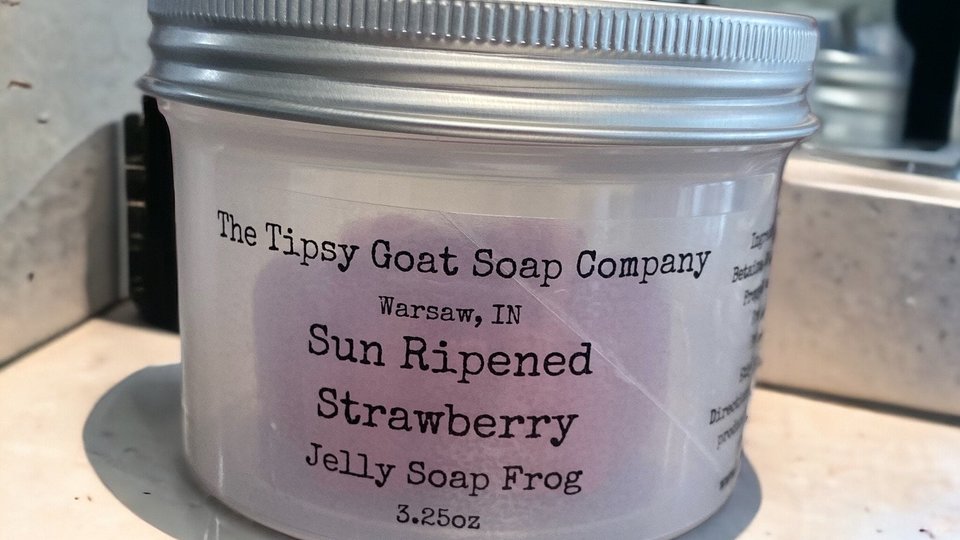 Sun Ripened Strawberry Jelly Soap Animal