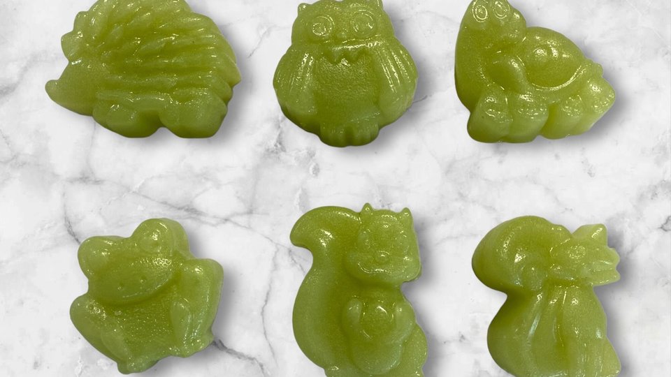 Juicy Pear Jelly Soap Animal