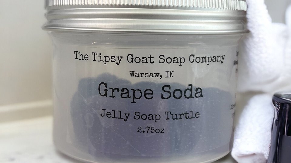 Grape Soda Jelly Soap Animal