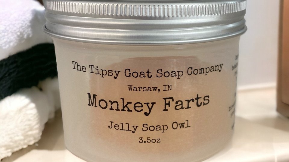 Monkey Farts Jelly Soap Animal