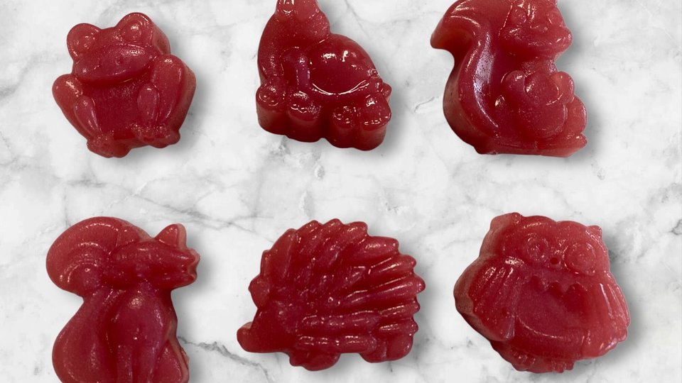 Sun Ripened Strawberry Jelly Soap Animal