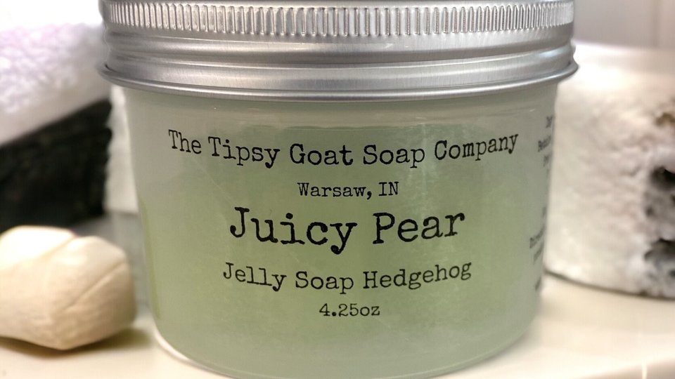 Juicy Pear Jelly Soap Animal
