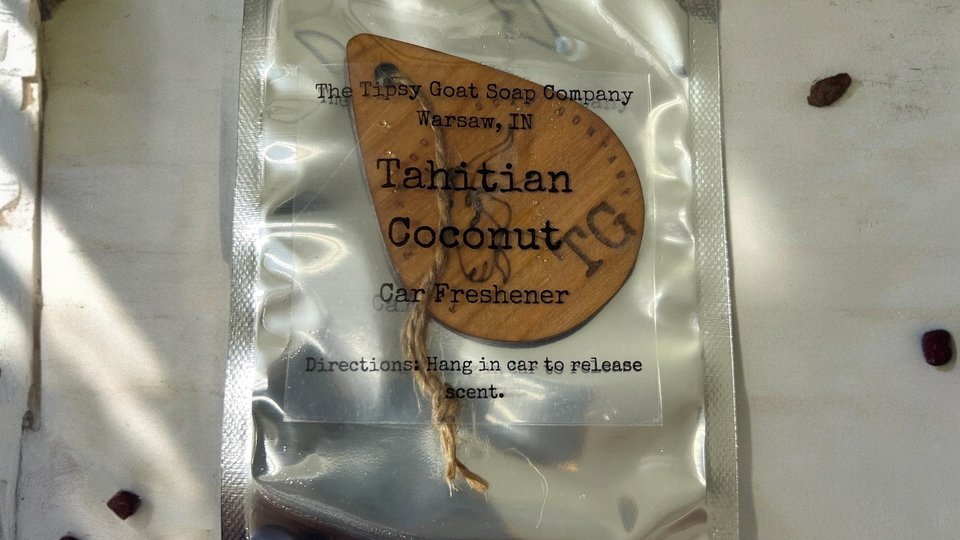 Tahitian Coconut Car Air Freshener