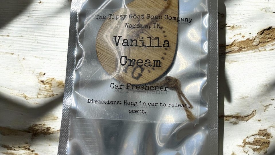 Vanilla Cream Car Air Freshener
