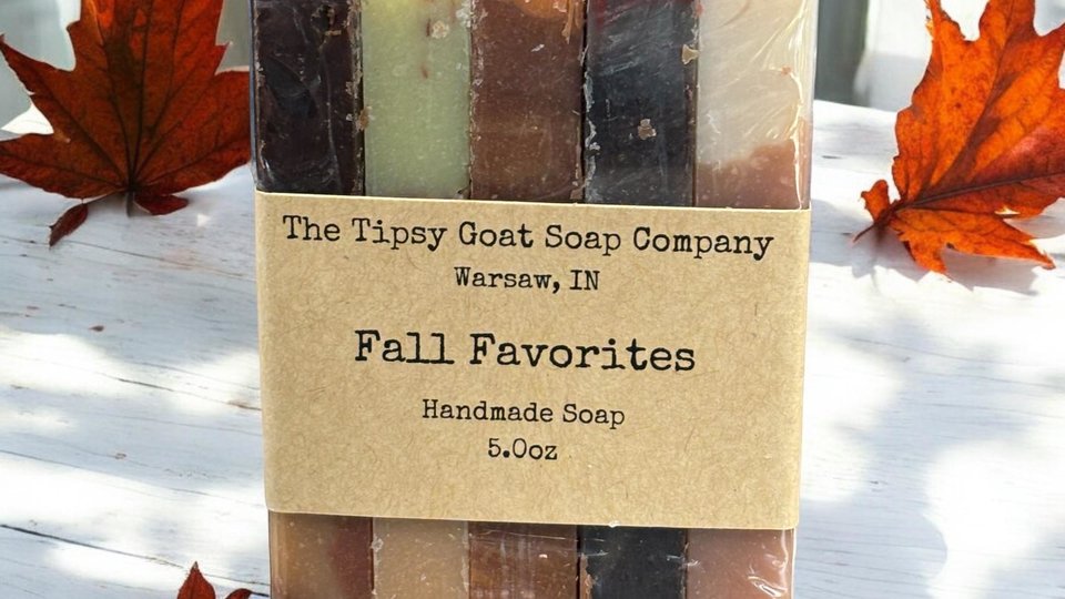 Fall Favorite Sampler Handmade Cold Process Soap made with Goat Milk