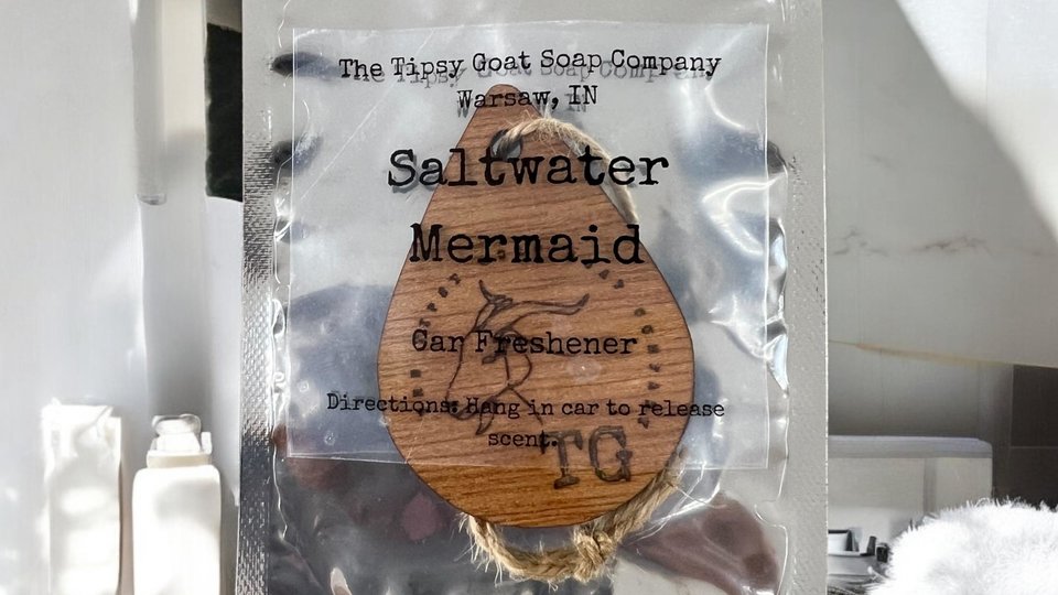 Saltwater Mermaid Car Air Freshener