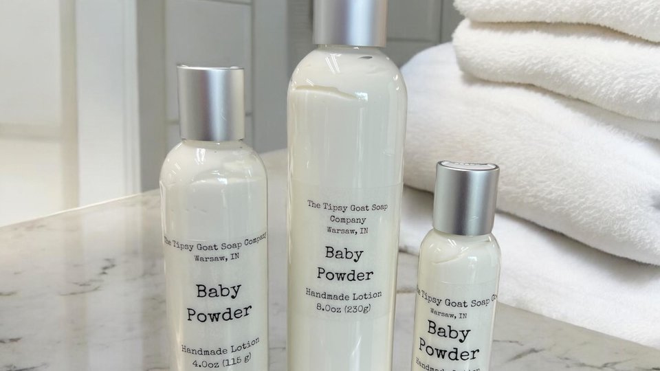 Baby Powder Handmade Lotion