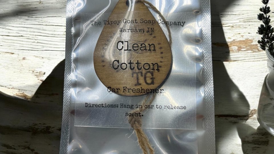 Clean Cotton Car Air Freshener