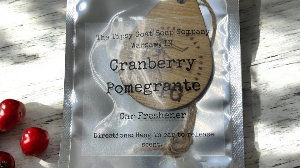 Cranberry Pomegranate Car Air Freshener
