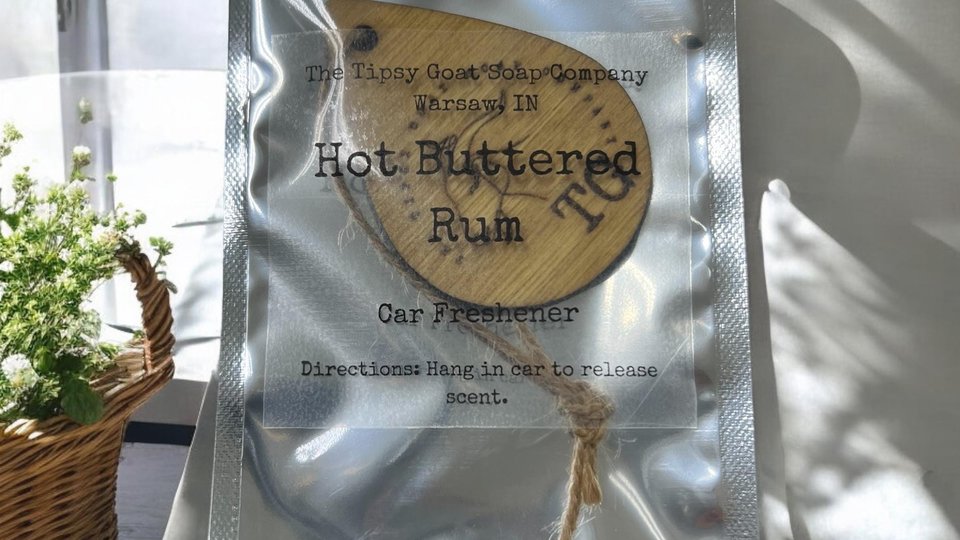 Hot Buttered Rum Car Air Freshener