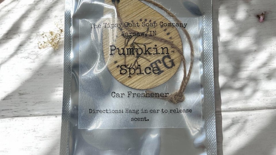 Pumpkin Spice Car Air Freshener