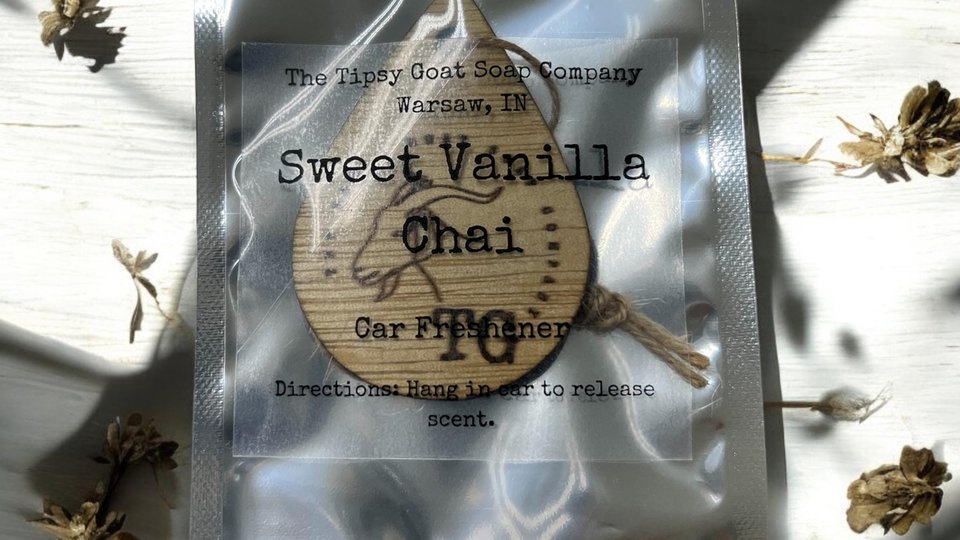 Sweet Vanilla Chai Car Air Freshener