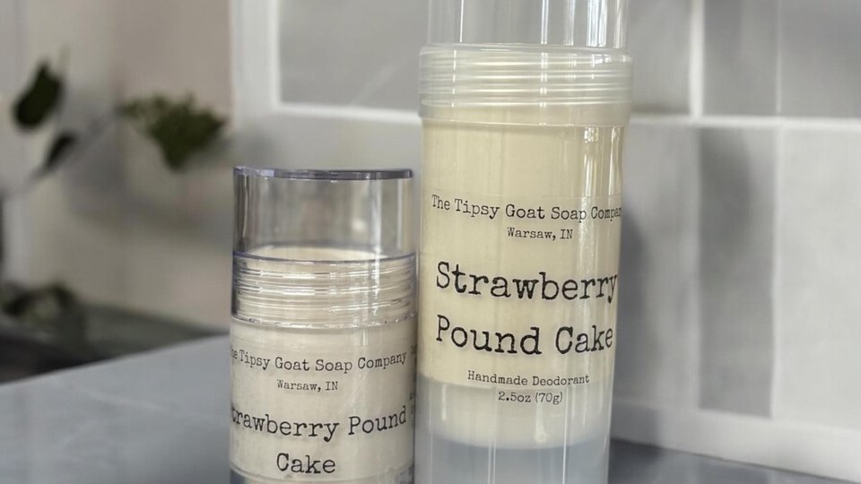 Strawberry Pound Cake Handmade Deodorant