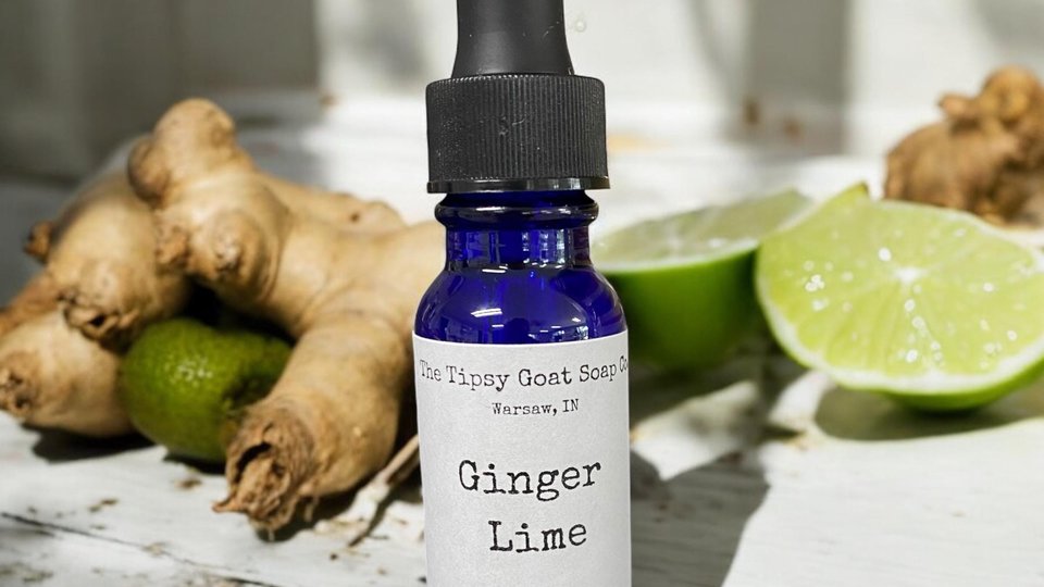 Ginger Lime Car Air Freshener Refresher Oil