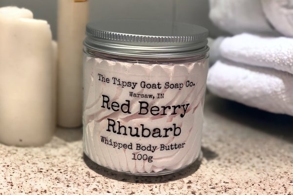 Red Berry Rhubarb Whipped Body Butter