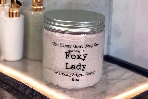 Foxy Lady Foaming Sugar Scrub