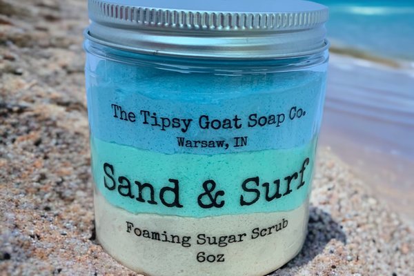 Sand & Surf Foaming Sugar Scrub | Sugar Whipped Soap
