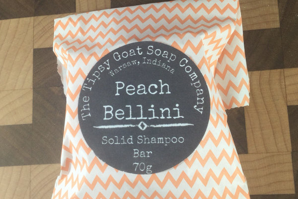 Peach Bellini Syndet Solid Shampoo Bar