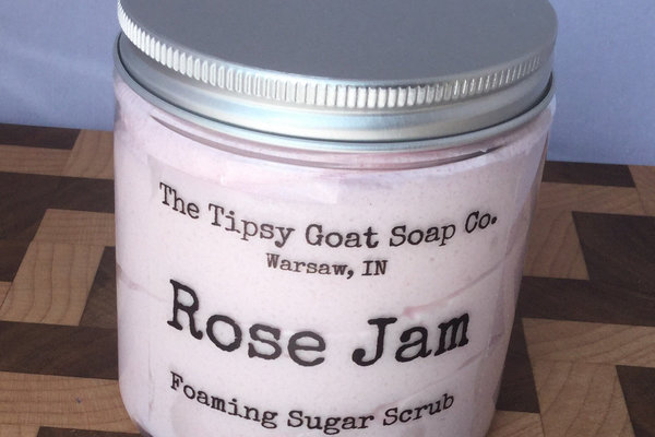 Rose Jam (type) Foaming Sugar Scrub