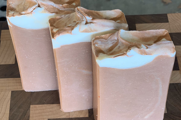 Hot Buttered Rum Handmade Cold Process Soap made with Goat Milk